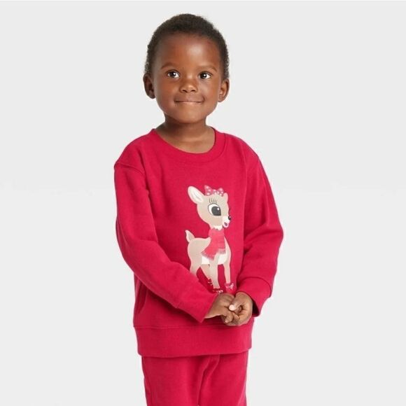 Clarice 3T Rudolph The Red-nosed Reindeer Christmas sweatshirt - Picture 1 of 3